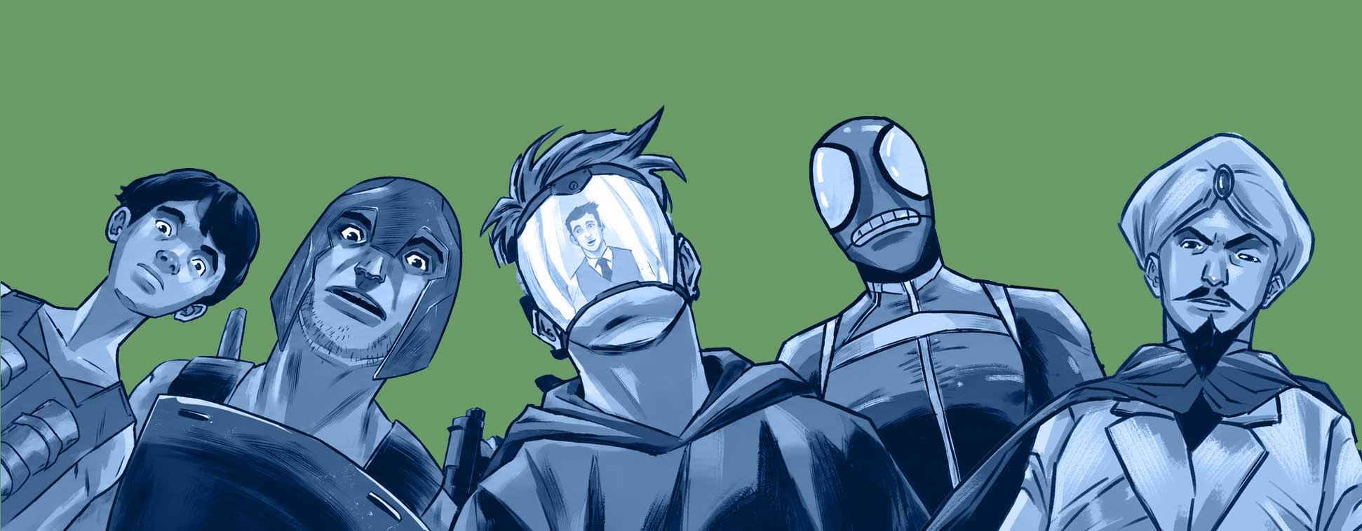 Edwin Lopez — characters from his comics